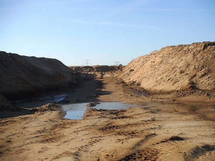 Hier ligt ‘ons” zand - Foto: Wim