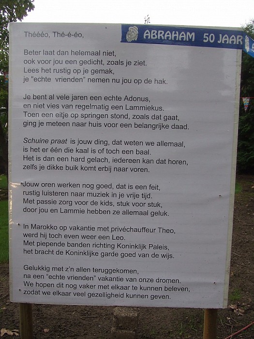 Theo (50) waar is je ondergebit - Foto: Wim