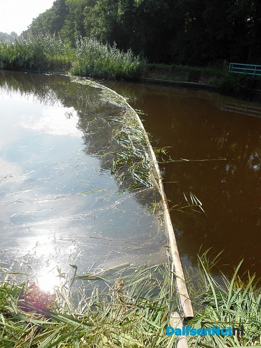 Waterplanten maaien in het kanaal tussen Heino en Dalfsen