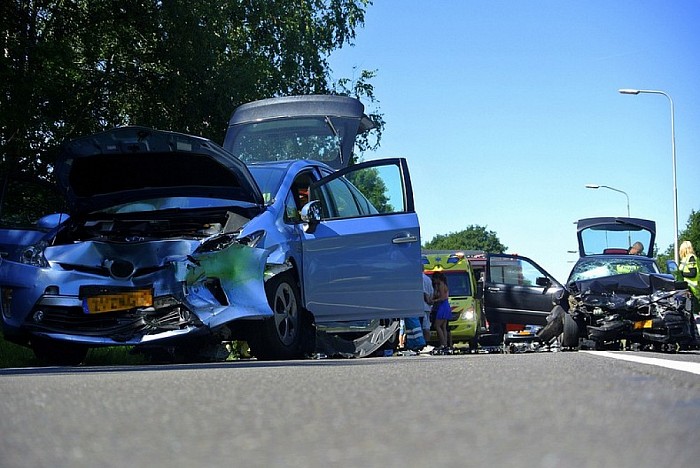 Ongeval Heinoseweg (Update) - Foto: Niels Jansen