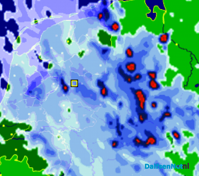Weersvooruitzichten maandag