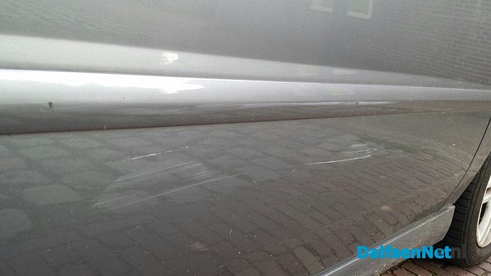 Auto beschadigd Molenstraat
