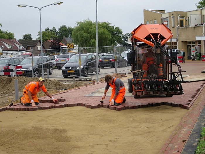 Werkzaamheden op het Kroonplein nu in volle vaart - Foto: Wim