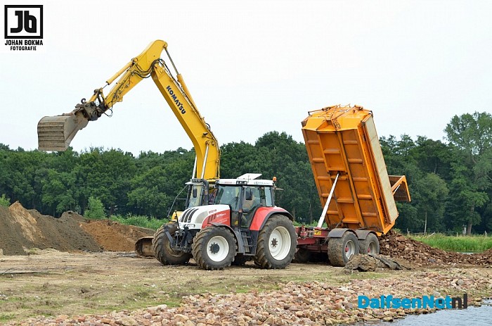 Update werkzaamheden project nevengeul Vilsteren - Foto: Johan Bokma