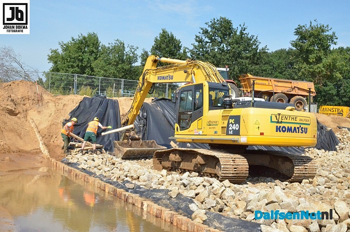 Update werkzaamheden project nevengeul Vilsteren - Foto: Johan Bokma