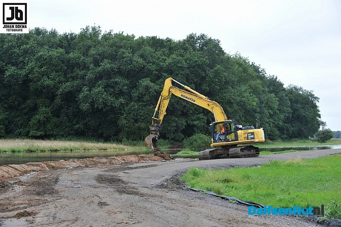 Update werkzaamheden project nevengeul Vilsteren - Foto: Johan Bokma