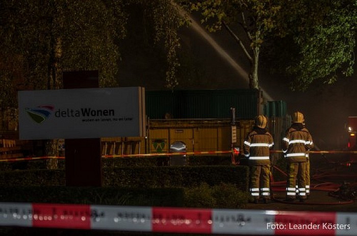 Foto’s grote brand Zwolle afgelopen nacht