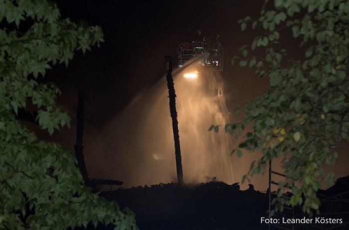 Foto’s grote brand Zwolle afgelopen nacht