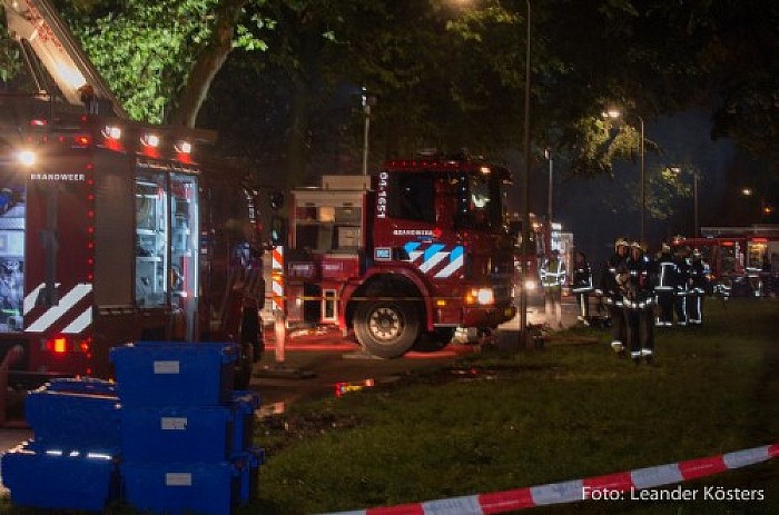 Foto’s grote brand Zwolle afgelopen nacht