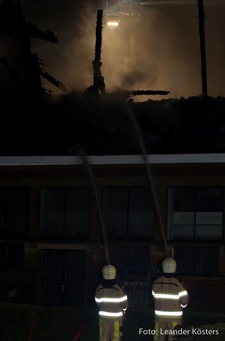 Foto’s grote brand Zwolle afgelopen nacht