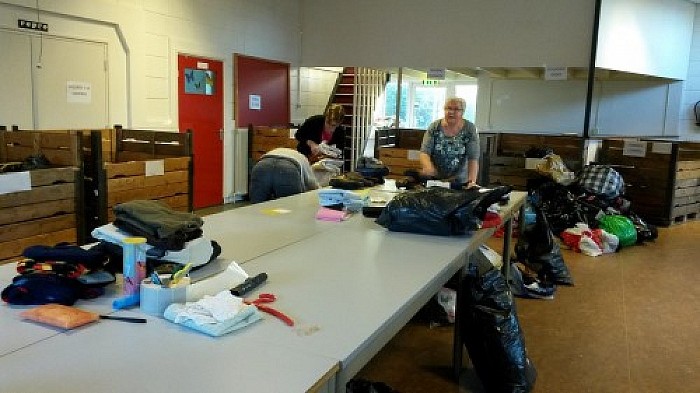 Update actie Vluchtelingen helpen. Nu! - Foto: Eigen geleverde foto