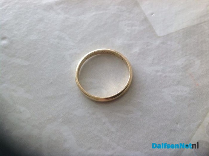 Nu gouden ring gevonden bij de Jumbo
