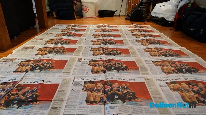 Namens de meiden van Sercodak Dalfsen bedankt voor de krant