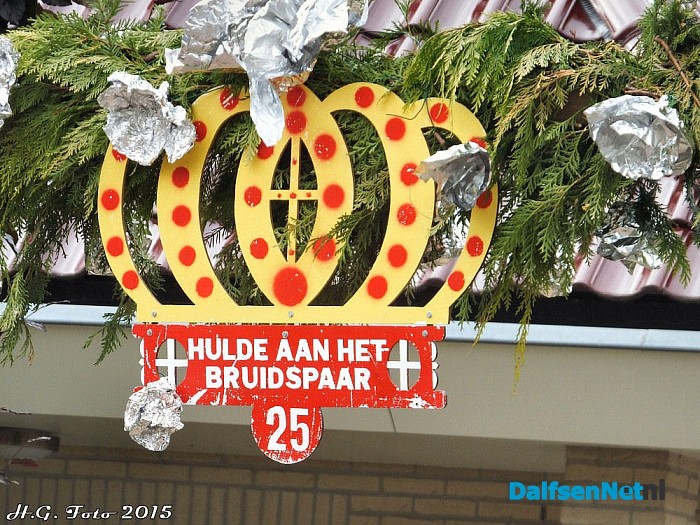 Klaas en Thea Agricola 25 jaar getrouwd. - Foto: H.G. Foto