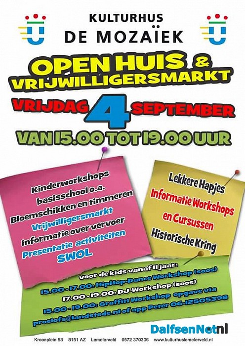 open huis  Kulturhus  lemelerveld