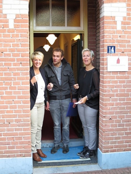 Hoera, Harold was nummer 1 bij het Waterfront fase 5 - Foto: Wim