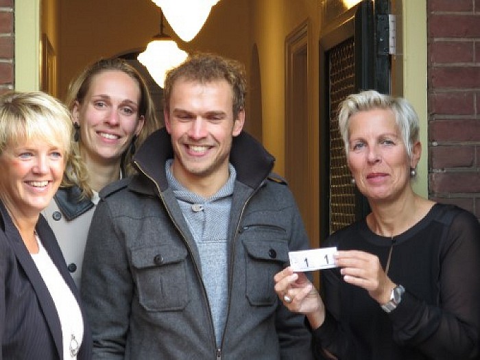 Hoera, Harold was nummer 1 bij het Waterfront fase 5 - Foto: Wim