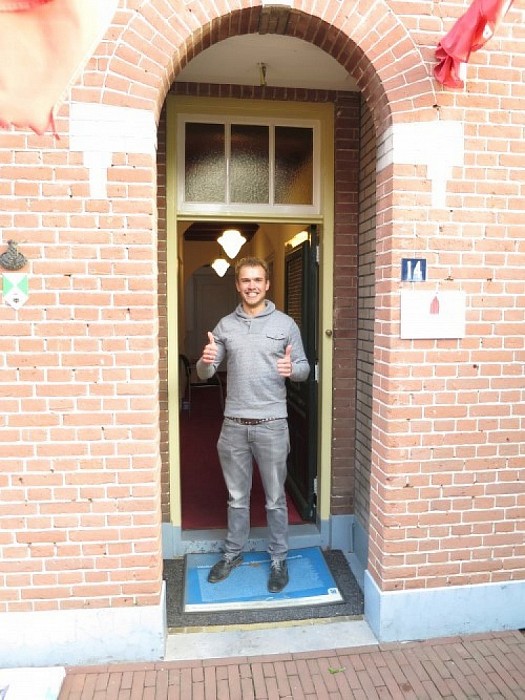 Hoera, Harold was nummer 1 bij het Waterfront fase 5 - Foto: Wim