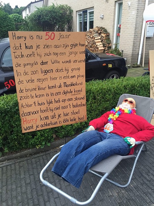 Vandaag is Harry Knuver jarig, hij is al 50! - Foto: Eigen geleverde foto