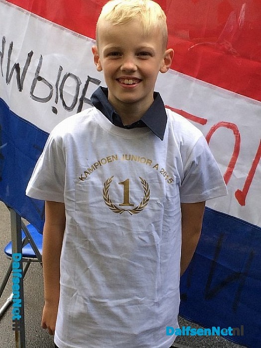 Justin Fokkert Nederlands kampioen mini-bike racing