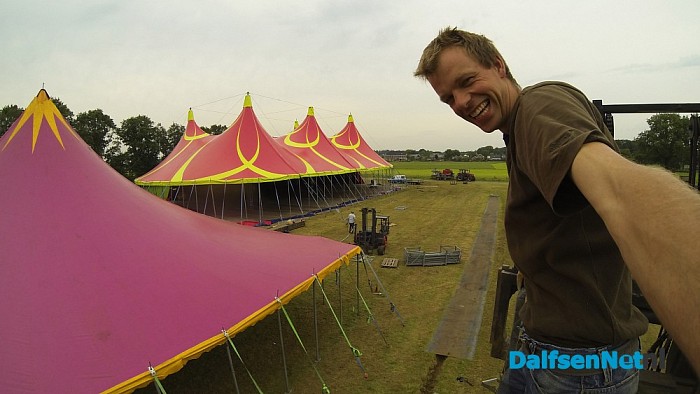 Bungeejumpen op piratenfeest Kachel FM - Foto: Pim Haarsma