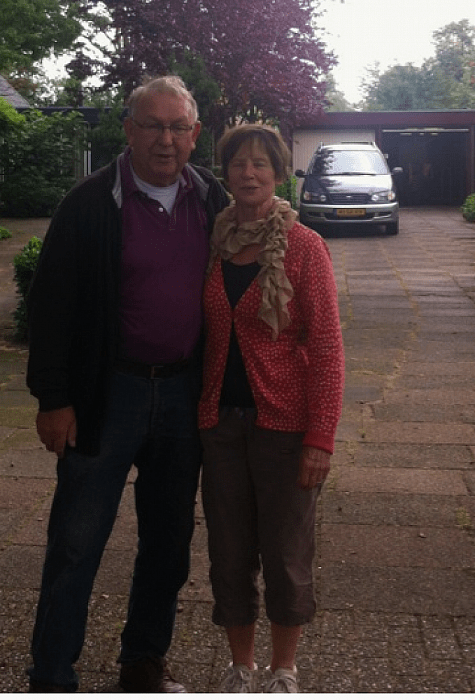 Frans en Sientje Swartjes zijn 40 jaar getrouwd in eigen straat - Foto: Eigen geleverde foto
