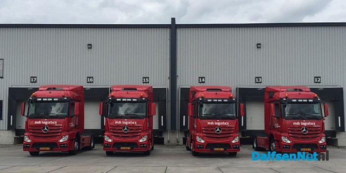 Vier nieuwe Mercedes-Benz trucks voor MDI logistics