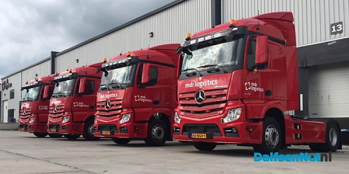 Vier nieuwe Mercedes-Benz trucks voor MDI logistics