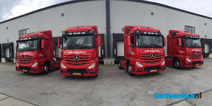 Vier nieuwe Mercedes-Benz trucks voor MDI logistics