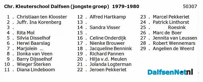 Namen gezocht groepsfoto - Foto: Historische Kring Dalfsen