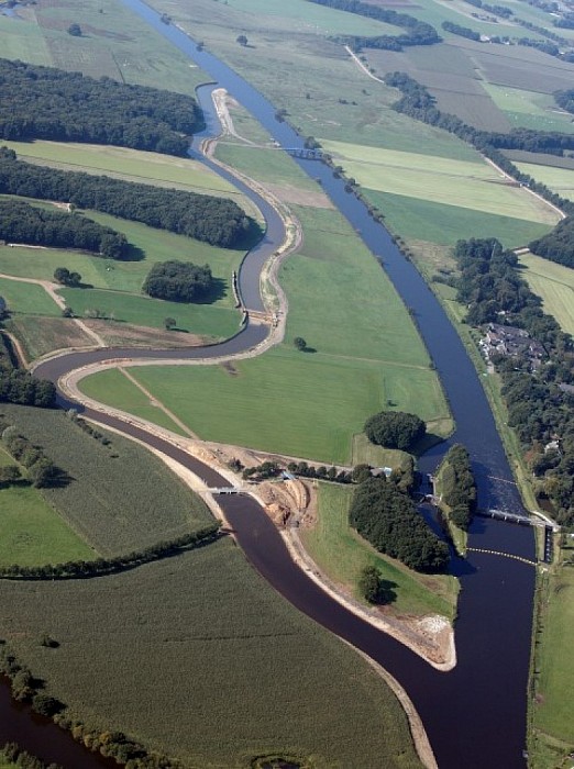 Luchtopname nevengeul Vilsteren - Foto: Eigen geleverde foto