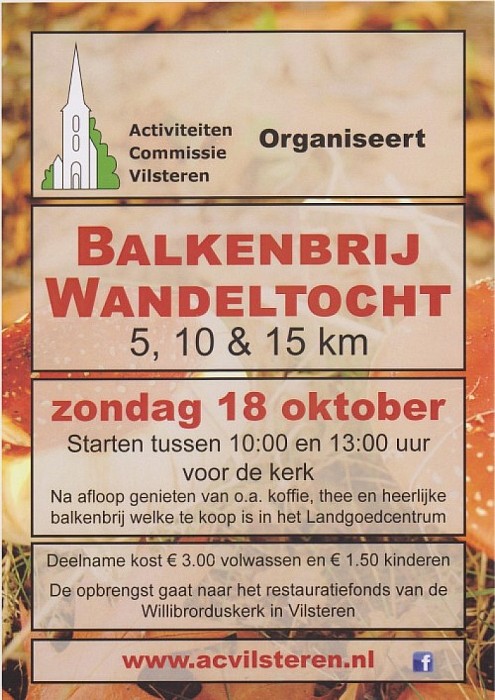 Balkenbrij wandeltocht - Foto: Eigen geleverde foto