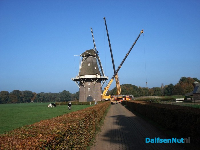 Vervanging buitenroede Vilsterse Molen