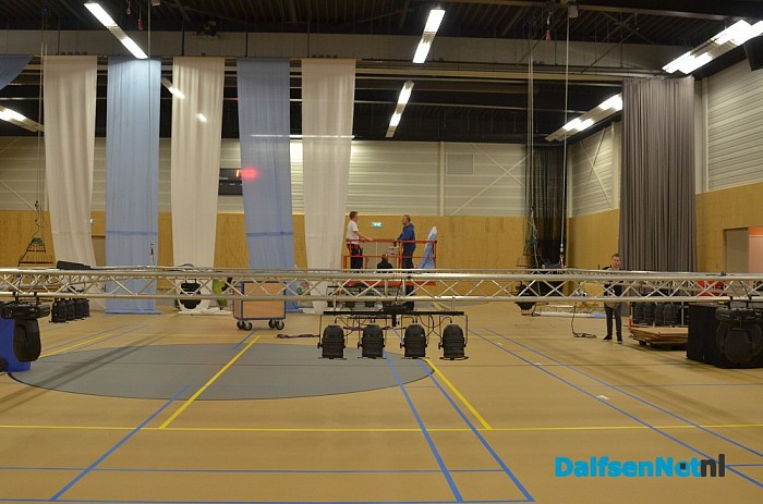 Jetzt geht’s los de opbouw van het Dalfser Oktoberfest is begonnen - Foto: Johan Bokma