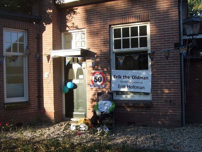 Ook feest in Dalfsen bij Lotte en Erick. - Foto: Wim