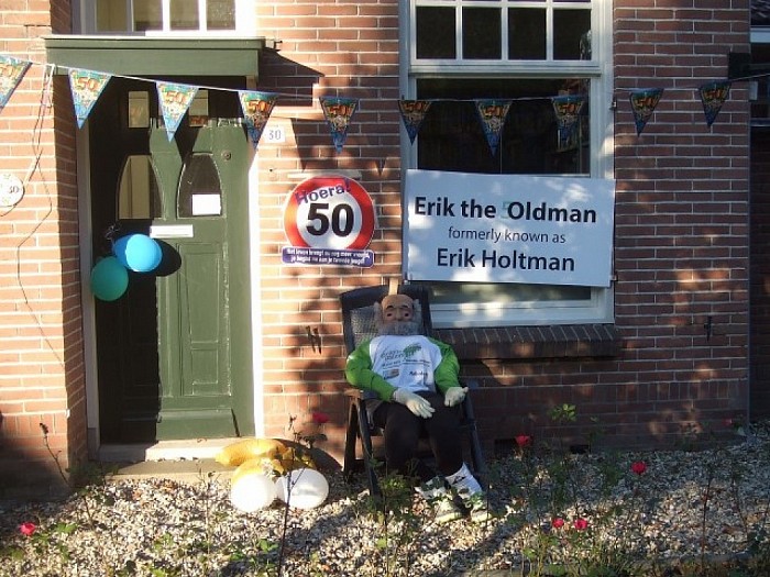 Ook feest in Dalfsen bij Lotte en Erick. - Foto: Wim