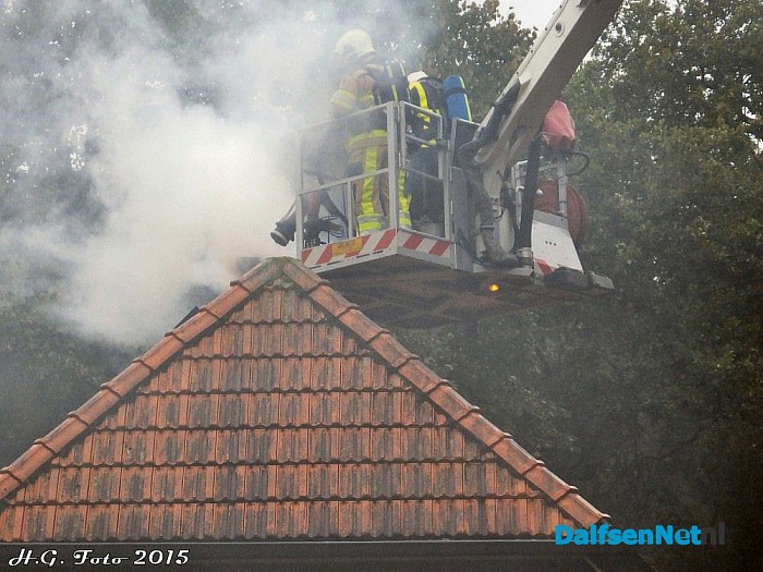 Schoorsteenbrand Welsummerweg. - Foto: H.G. Foto