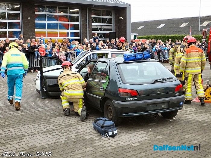 Open dag Brandweer Nieuwleusen goed bezocht. - Foto: H.G. Foto