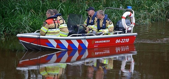 Zoektocht drenkeling Ommerkanaal - Foto: Niels Jansen