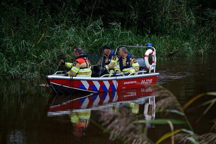 Zoektocht drenkeling Ommerkanaal - Foto: Niels Jansen