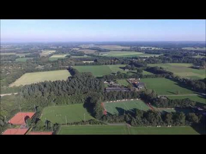 Sportpark Gerner en omgeving van uit de lucht.
