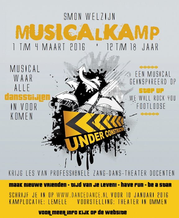 Musicalkamp 2016 - Foto: Eigen geleverde foto