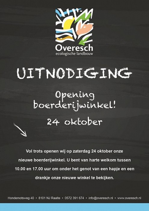 Nieuwe winkel voor Jan Overesch Biologisch - Foto: Eigen geleverde foto