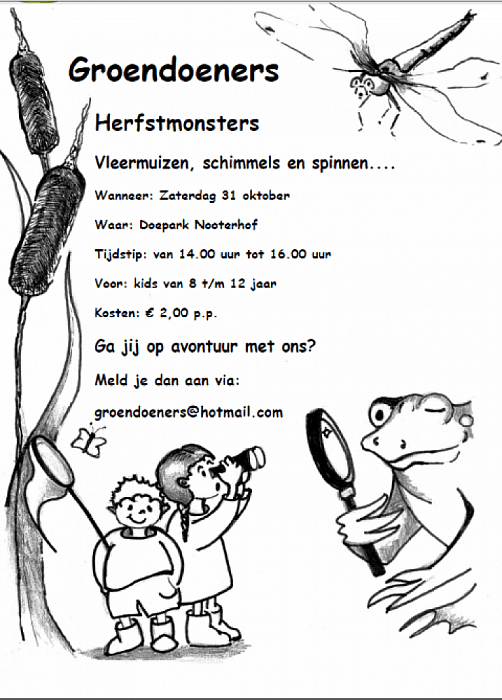 Groendoeners zoeken herfstmonsters - Foto: Eigen geleverde foto