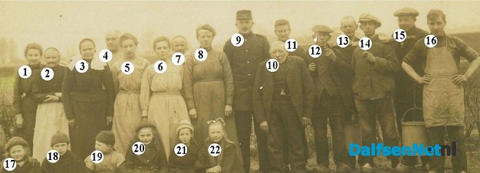 Namen gezocht groepsfoto. - Foto: Historische Kring Dalfsen