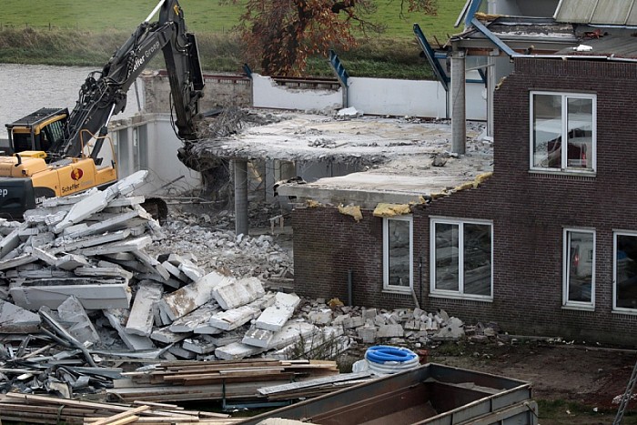 Fotoserie van sloop cichoreifabriek - Foto: Gemeente Dalfsen