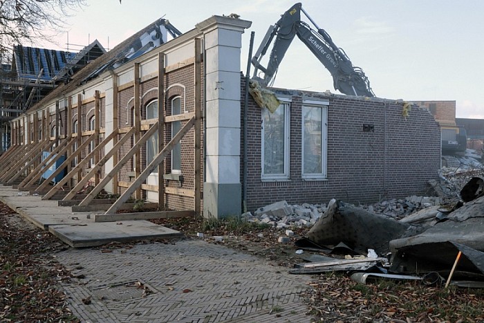 Fotoserie van sloop cichoreifabriek - Foto: Gemeente Dalfsen