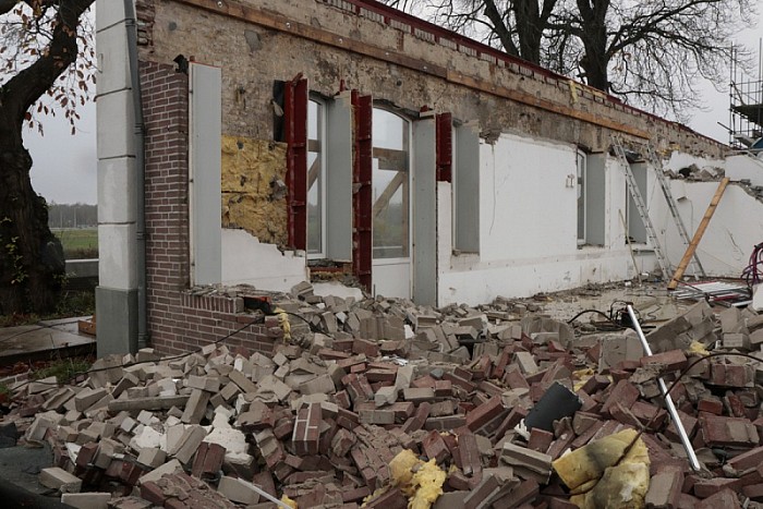 Fotoserie van sloop cichoreifabriek - Foto: Gemeente Dalfsen