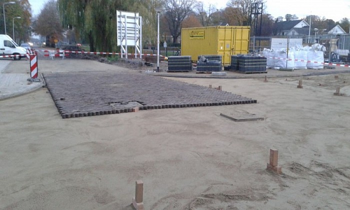Betonnen brugdek Lemelerveld gestort - Foto: Eigen geleverde foto