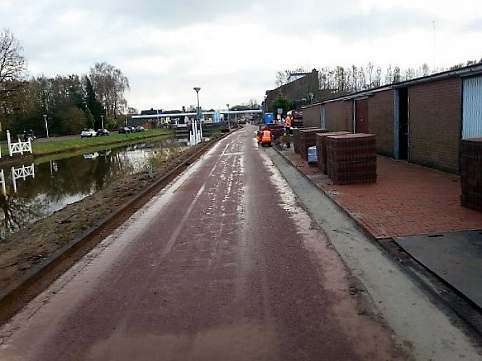 Fietsstraat wordt mooi - Foto: Eigen geleverde foto